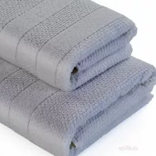 Махровое банное полотенце Verossa “Milano” (холодный серый), 70х140