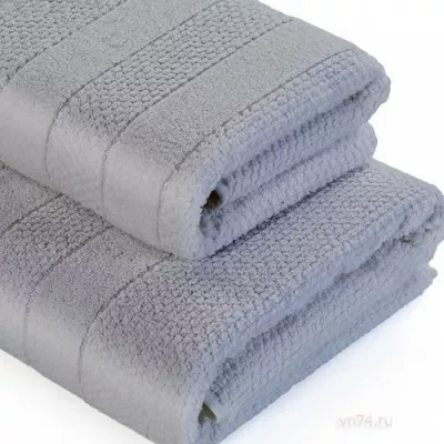 Махровое банное полотенце Verossa “Milano” (холодный серый), 70х140