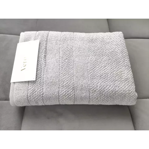 Махровое банное полотенце Verossa “Milano” (холодный серый), 70х140