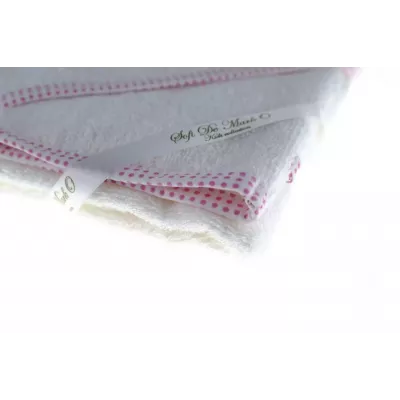 Полотенце-уголок и мочалка Sofi De Marko “FANNY DINO” (белый), 80x80