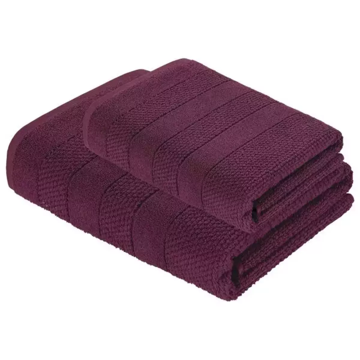Махровое лицевое полотенце Verossa “Milano” (темно-бордовый), 50х90