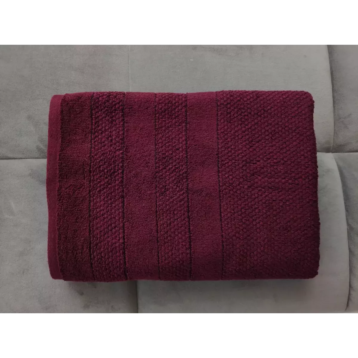 Махровое лицевое полотенце Verossa “Milano” (темно-бордовый), 50х90