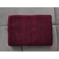 Махровое лицевое полотенце Verossa “Milano” (темно-бордовый), 50х90