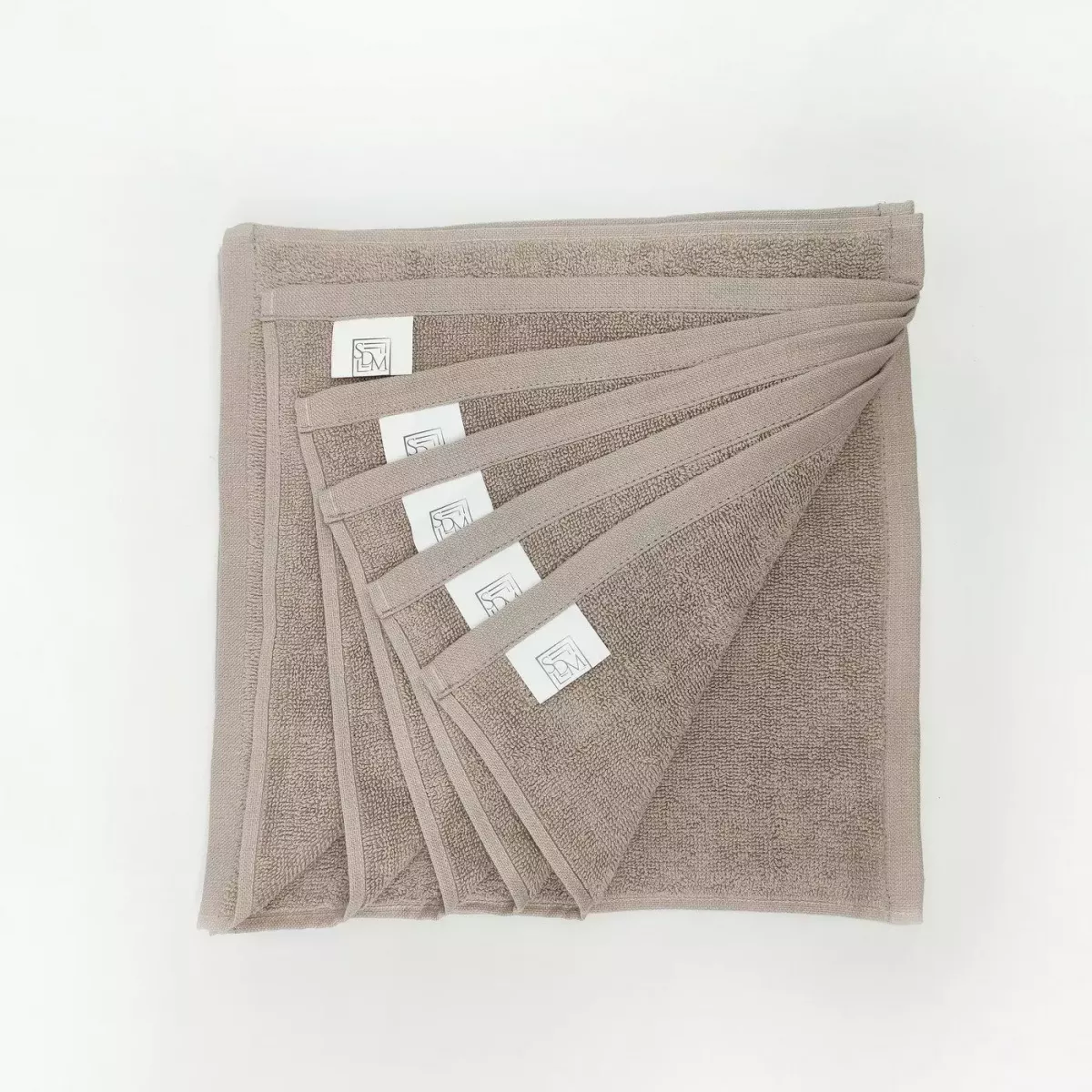 Комплект полотенец Sofi de marko “Бруна” (св. беж), 30x30 (6 шт)