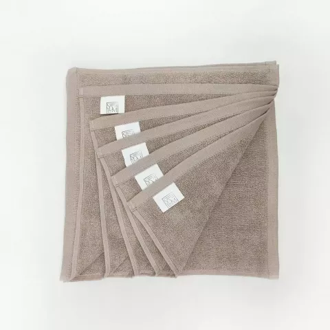 Комплект полотенец Sofi de marko “Бруна” (св. беж), 30x30 (6 шт)