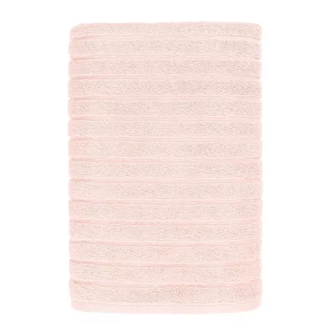 Махровое банное полотенце Волшебная ночь ”Wave” (Пастельно-розовый), 70х140