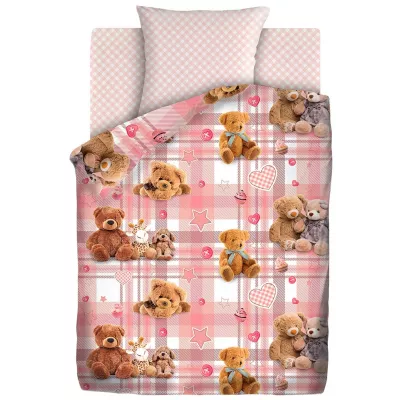 Комплект детского постельного белья Juno “Плюшевые мишки”, 1.5 спальный