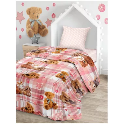 Комплект детского постельного белья Juno “Плюшевые мишки”, 1.5 спальный