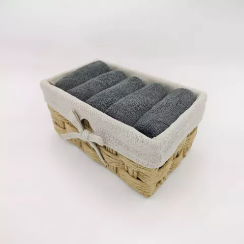 Комплект полотенец Sofi de marko “Дэйзи” (тем серый), 30х50 см (5 шт.)