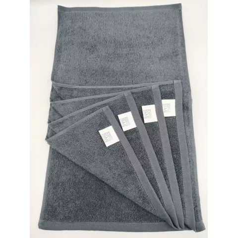 Комплект полотенец Sofi de marko “Дэйзи” (тем серый), 30х50 см (5 шт.)