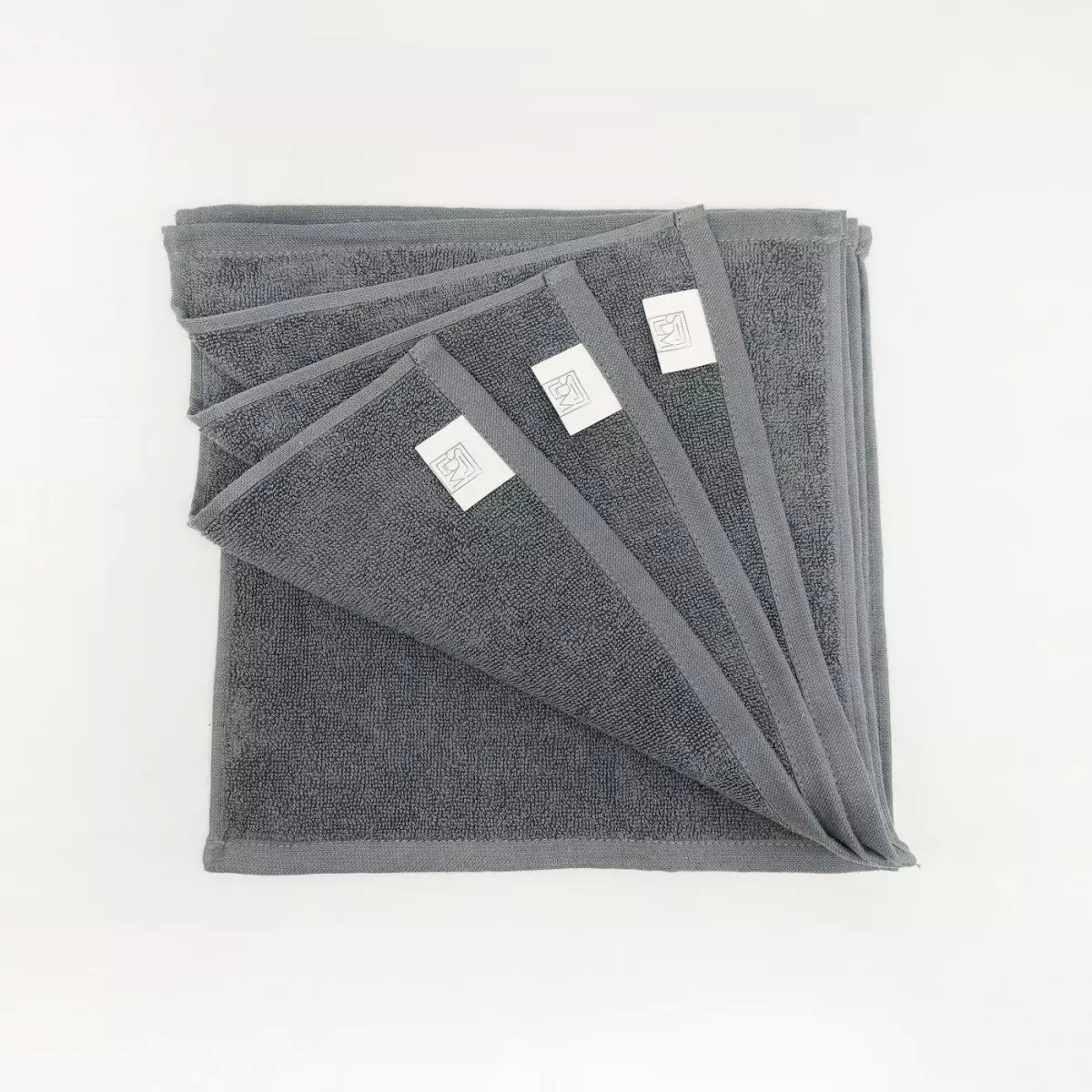 Комплект полотенец Sofi de marko “Джоди” (тем. серый), 30x30 см (4 шт)