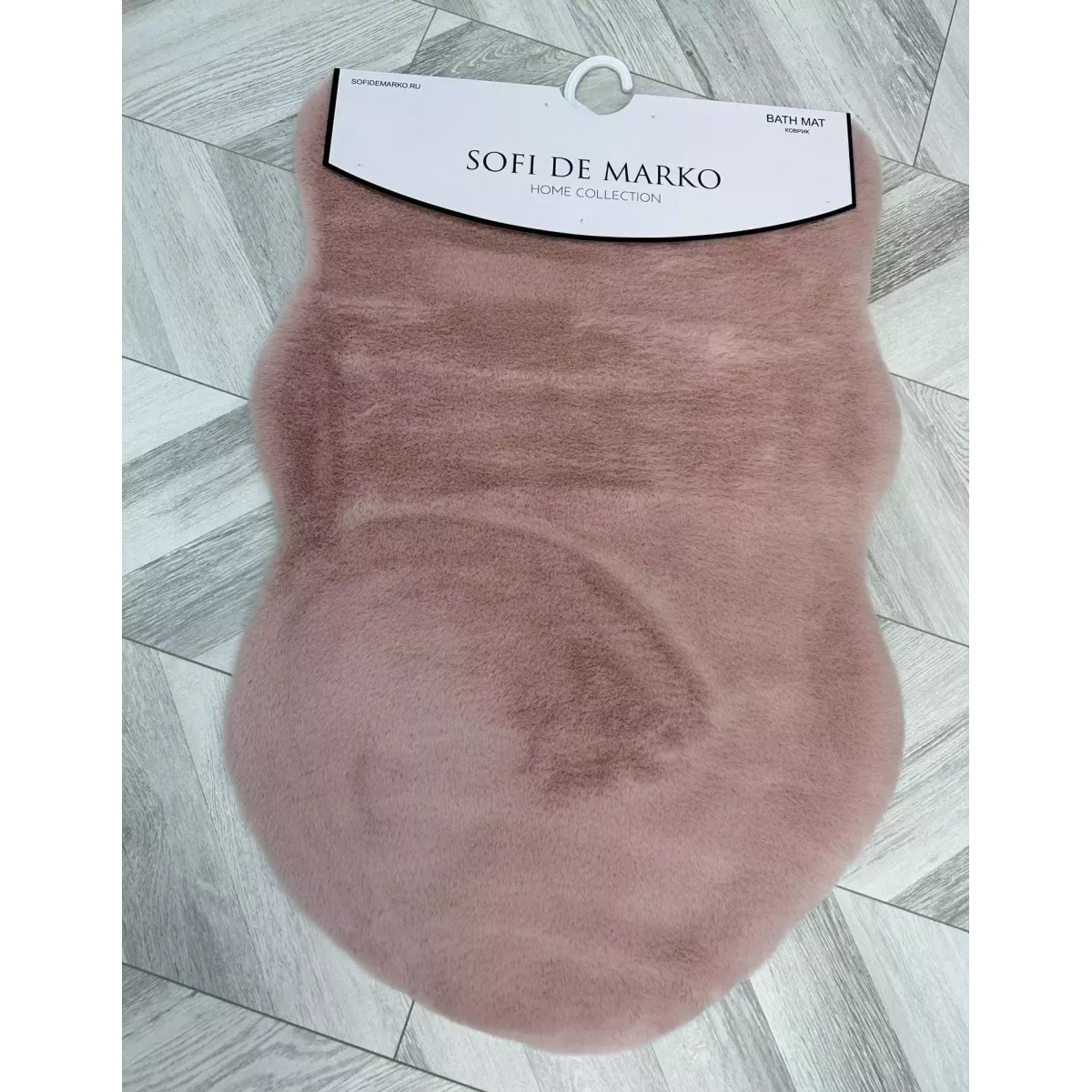 Коврик плюшевый Sofi De Marko (светло-розовый), 60х90