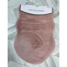 Коврик плюшевый Sofi De Marko (светло-розовый), 60х90