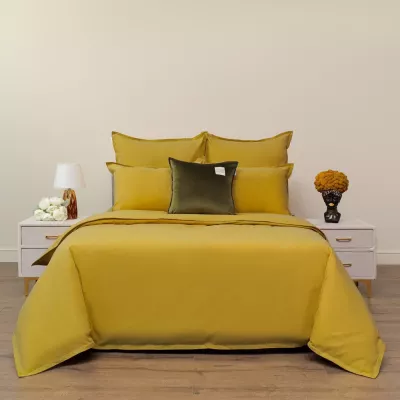 Комплект постельного белья Sofi de Marko “Саммер" (горчичный), евро