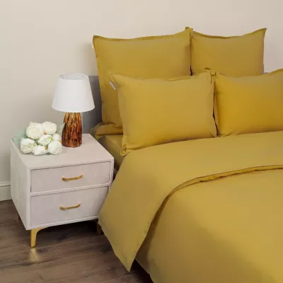 Комплект постельного белья Sofi de Marko “Саммер" (горчичный), евро