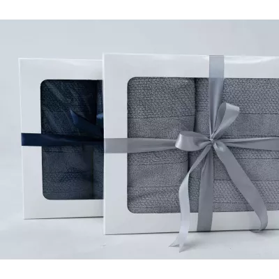 Махровое банное полотенце Verossa “Milano” (темно-лазурный), 70х140