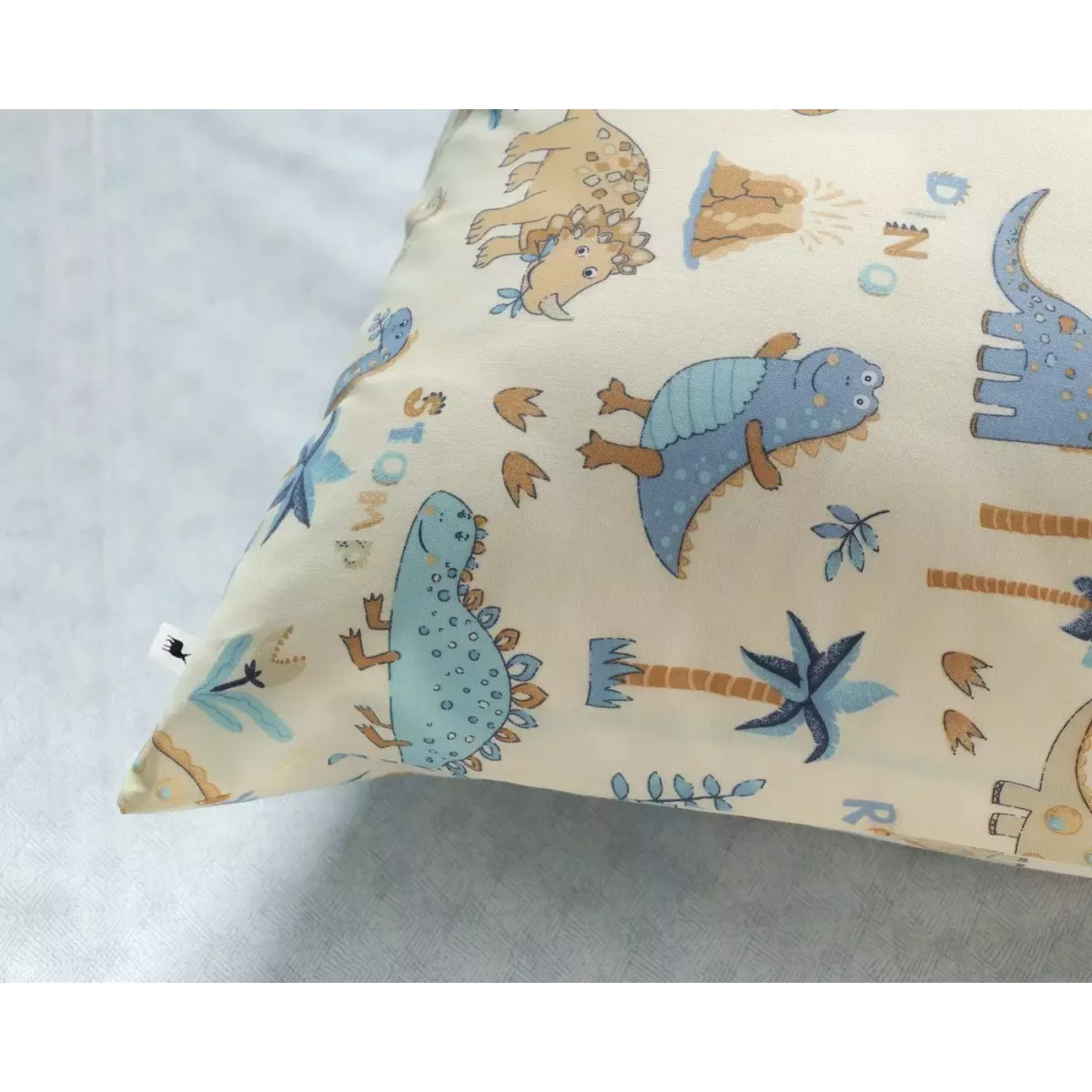 Комплект постельного белья Siberia Home “Динозавры” (желтый), 1.5 спальный