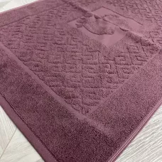 Махровое полотенце для ног (лилово-коричневый) “Нордтекс”, 50х70