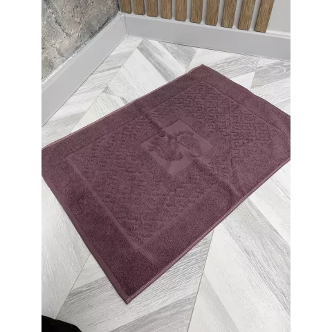 Махровое полотенце для ног (лилово-коричневый) “Нордтекс”, 50х70