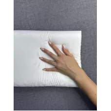 Ортопедическая подушка "Будет сон" WAVE, с эффектом памяти, двумя валиками 40х24х7/5 см