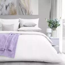 Комплект постельного белья Verossa stripe-sateen “Royal” (белый), двуспальный