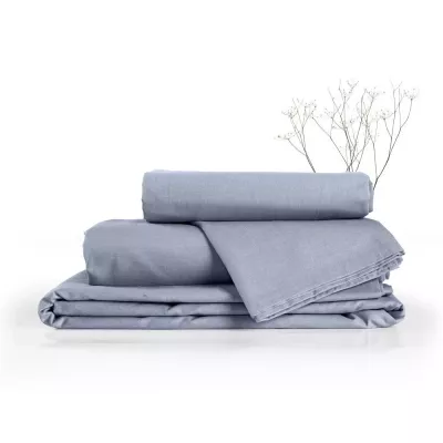 Комплект постельного белья Verossa "Melange" (indigo), семейный