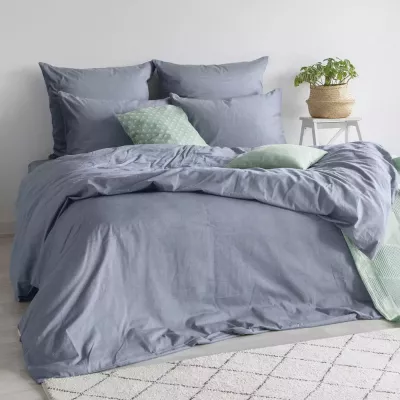 Комплект постельного белья Verossa "Melange" (indigo), семейный