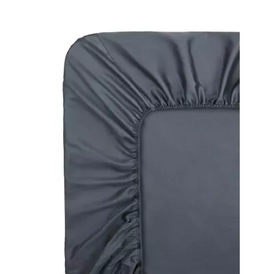 Простыня однотонная на резинке Sofi De Marko "Мармис" (антрацит), 180х200х30