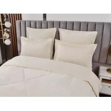 Комплект с одеялом-покрывалом Sofi De Marko “Энрике” (молоко), семейный