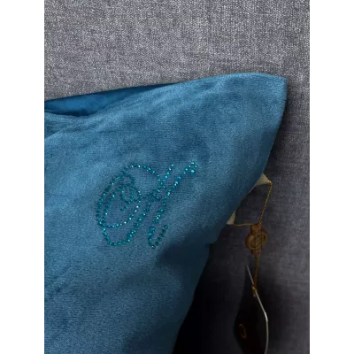 Комплект постельного белья KAZANOV.A Lindor Premium деним/платина (египетский хлопок-велюр), евро