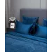 Комплект постельного белья KAZANOV.A Lindor Premium деним/платина (египетский хлопок-велюр), евро