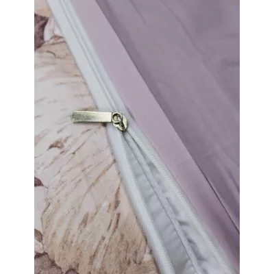 Комплект с одеялом KAZANOV.A “Хиллари” пыльная роза (египетский хлопок-велюр), 1.5 спальный