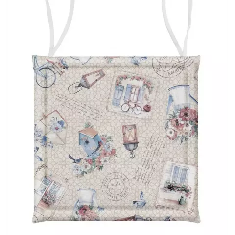 Сидушка Самойловский текстиль "История открыток", 40х40