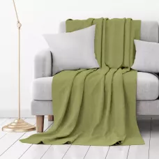 Покрывало Волшебная ночь "Рогожка" (оливка), 140х220