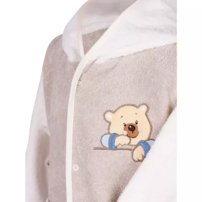 Халат махровый детский Sofi de Marko “Барни” (бежевый)