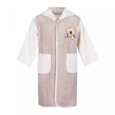 Халат махровый детский Sofi de Marko “Барни” (бежевый)