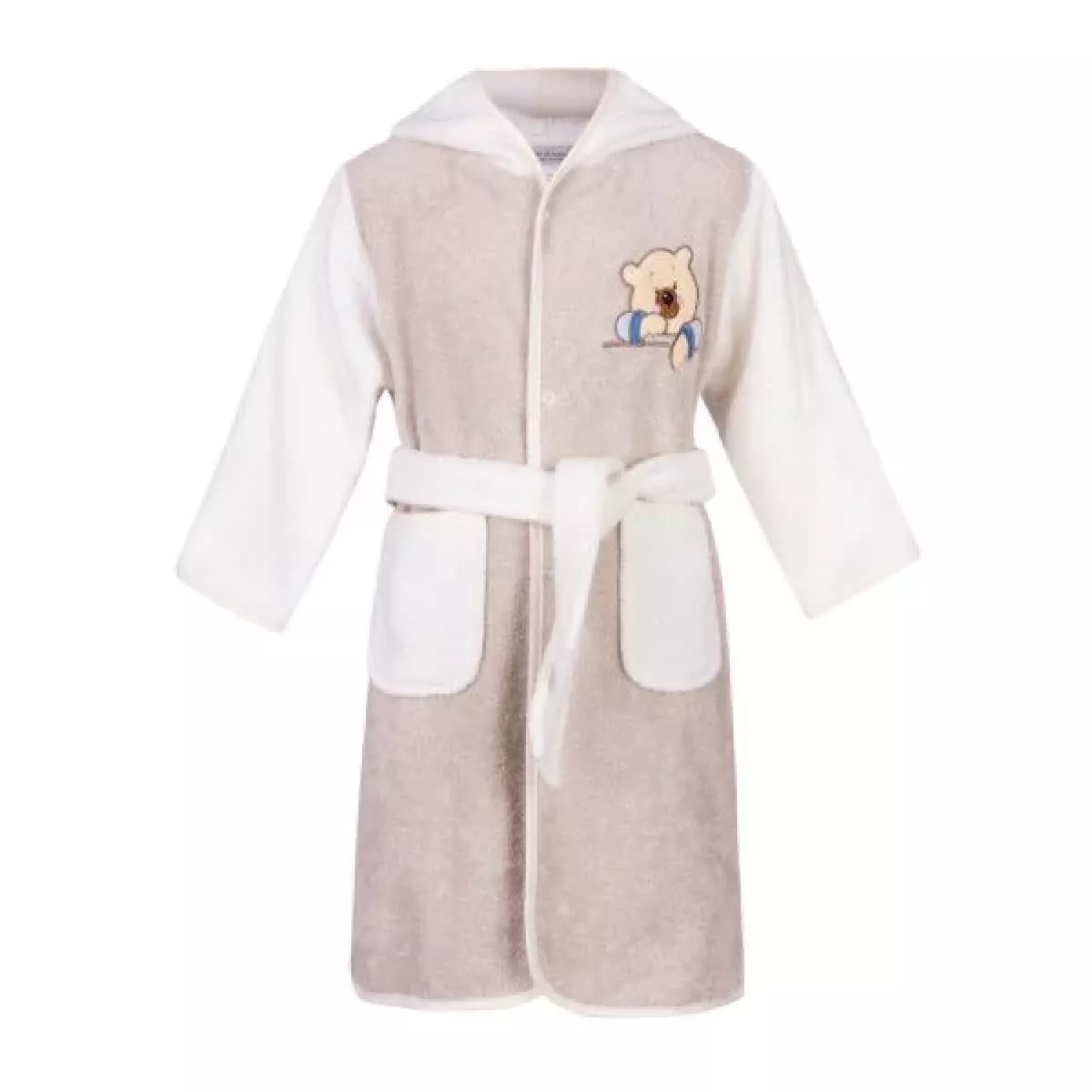 Халат махровый детский Sofi de Marko “Барни” (бежевый)