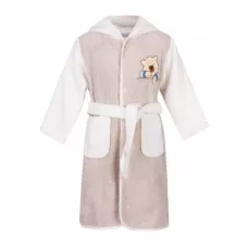Халат махровый детский Sofi de Marko “Барни” (бежевый)