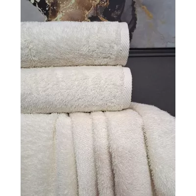 Махровое полотенце Kazanov.a “Teddy” (айвори), 50х90