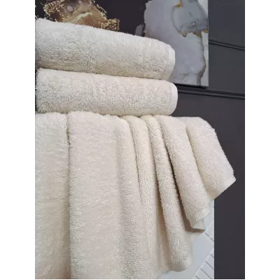 Махровое полотенце Kazanov.a “Teddy” (айвори), 50х90