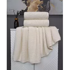 Махровое полотенце Kazanov.a “Teddy” (айвори), 50х90