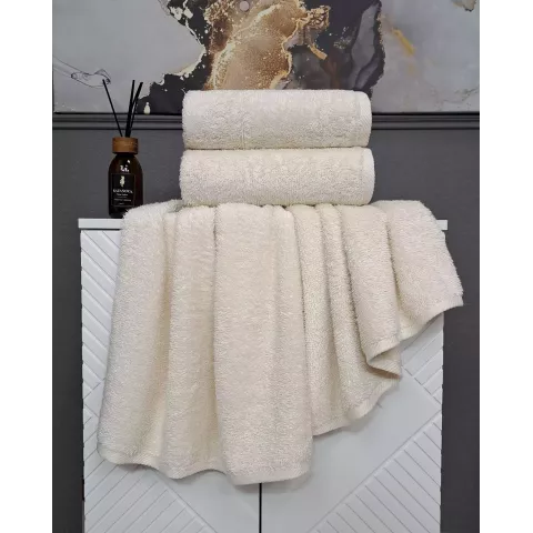 Махровое полотенце Kazanov.a “Teddy” (айвори), 50х90