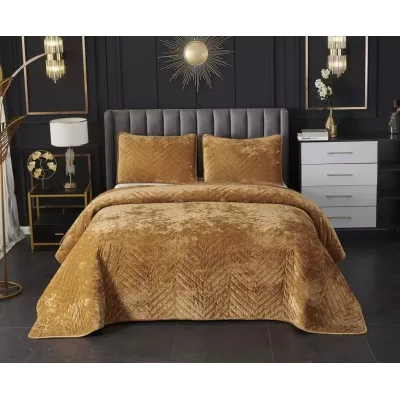 Покрывало Sofi De Marko “Фернанд” (горчичное), 240x260