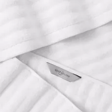 Махровое банное полотенце Soft Silver "Wave Tactile" (Альпийский снег), 70х140