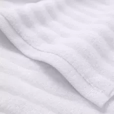 Махровое банное полотенце Soft Silver "Wave Tactile" (Альпийский снег), 70х140