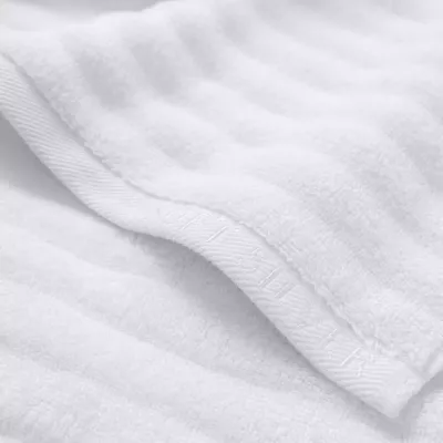 Махровое банное полотенце Soft Silver "Wave Tactile" (Альпийский снег), 70х140