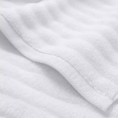 Махровое банное полотенце Soft Silver "Wave Tactile" (Альпийский снег), 70х140