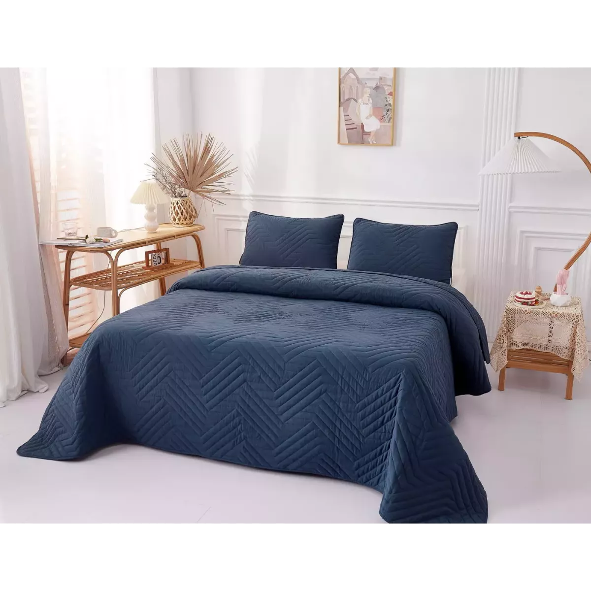 Покрывало Sofi de Marko “Мориц” (синий), 160х220