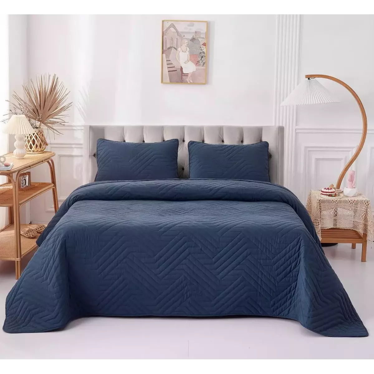 Покрывало Sofi de Marko “Мориц” (синий), 160х220