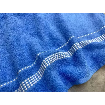 Махровое полотенце Самойловский текстиль "Лето" (спокойный-синий), 70х140